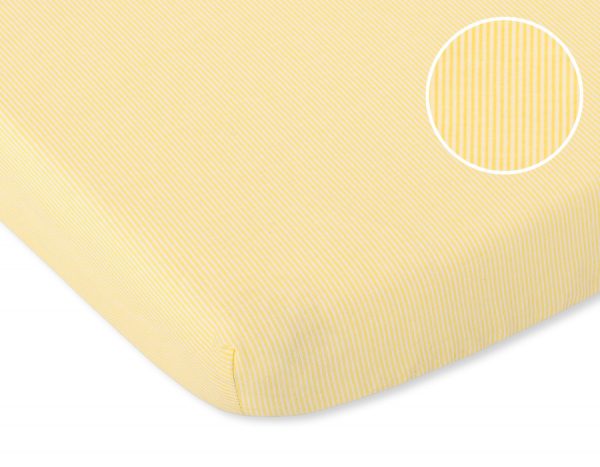 bavlnená plachta žlté pásiky